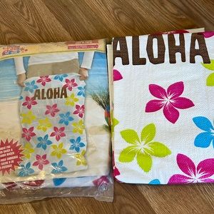 12 Luau party potato sacks